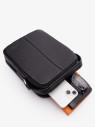 Мужская сумка через плечо Hight Touch 1664-6 чёрная