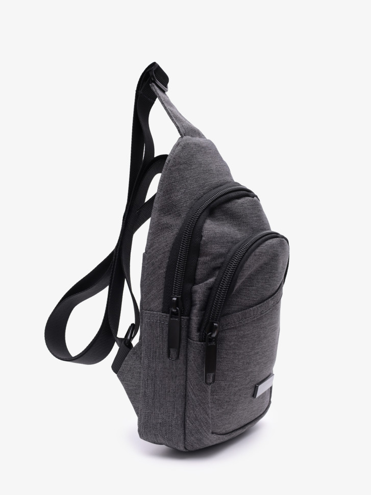 Рюкзак на одно плечо Baggins 3737 серый