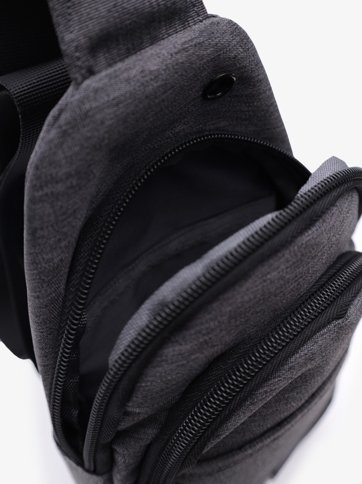 Рюкзак на одно плечо Baggins 3737 серый