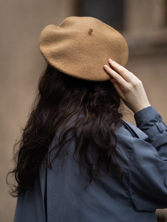 Берет женский Stigler, 17-002 бежевый