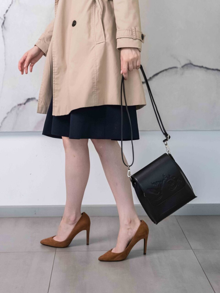 Сумка женская Natalia Kalinovskaya С86п.711 «Бритт» чёрная