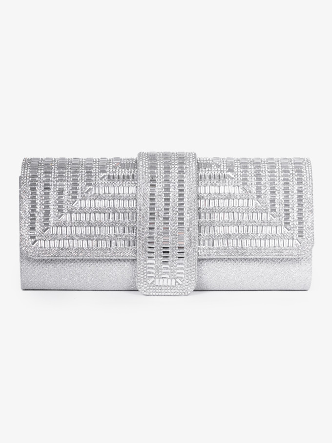 Клатч Baggins CH4123 серебристый