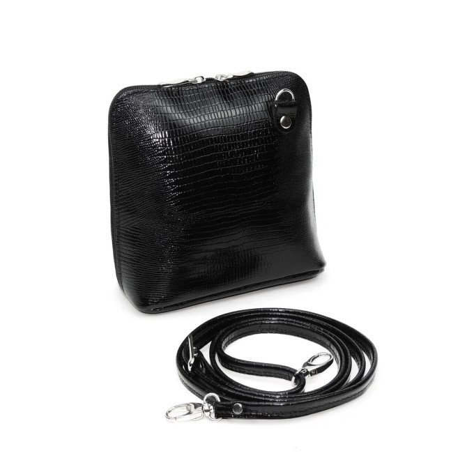 Сумка женская Natalia Kalinovskaya С 83р.911 «Бенте» чёрная рептилия