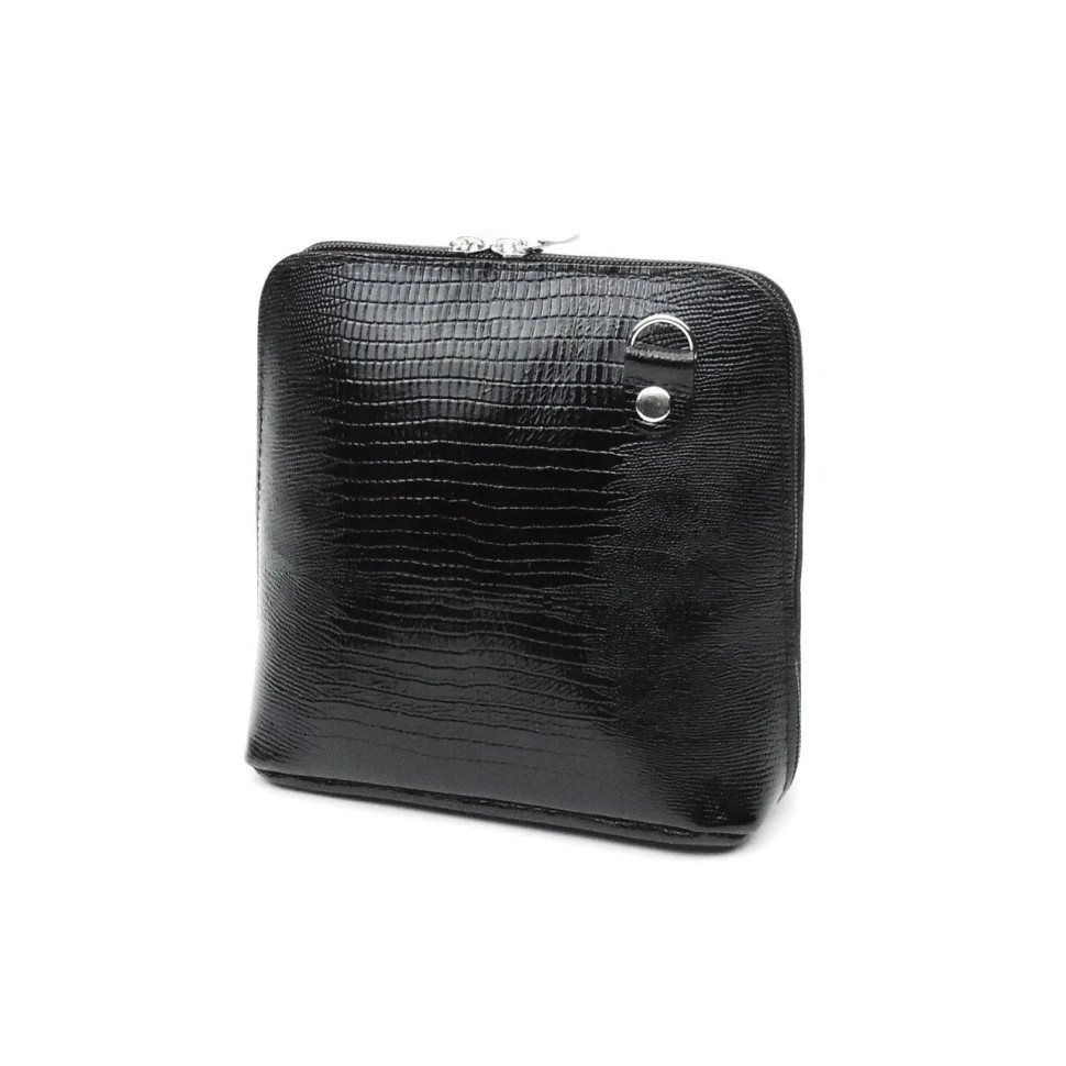 Сумка женская Natalia Kalinovskaya С 83р.911 «Бенте» чёрная рептилия