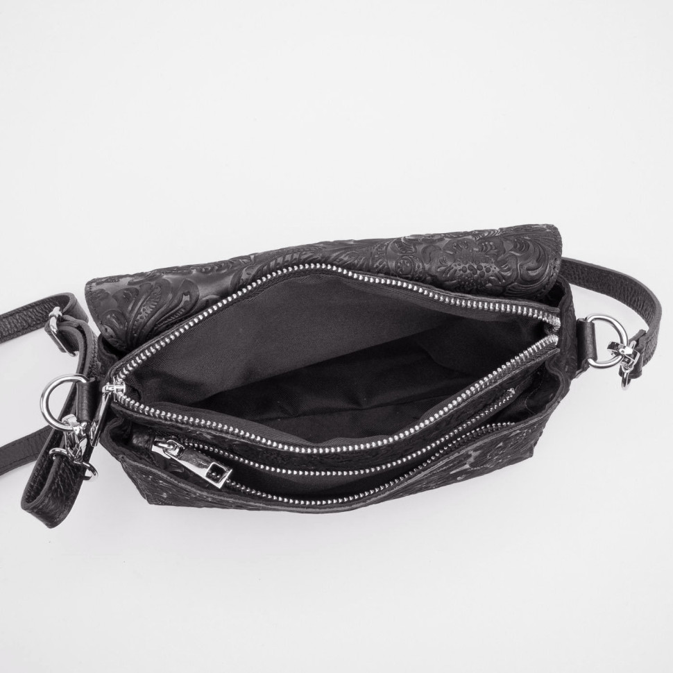 Сумка женская итальянская Roberta Firenze sissi 745 чёрная