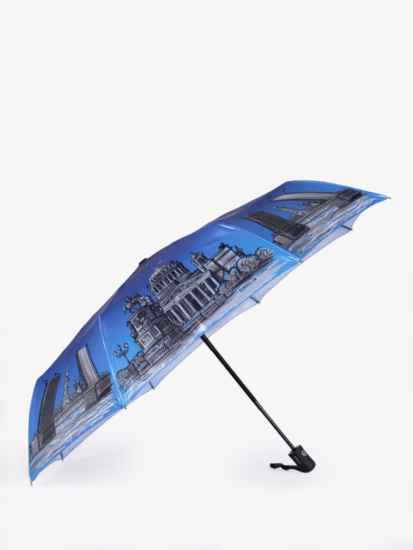 Зонт женский 114 СПб синий Зонт женский 114 СПб синий