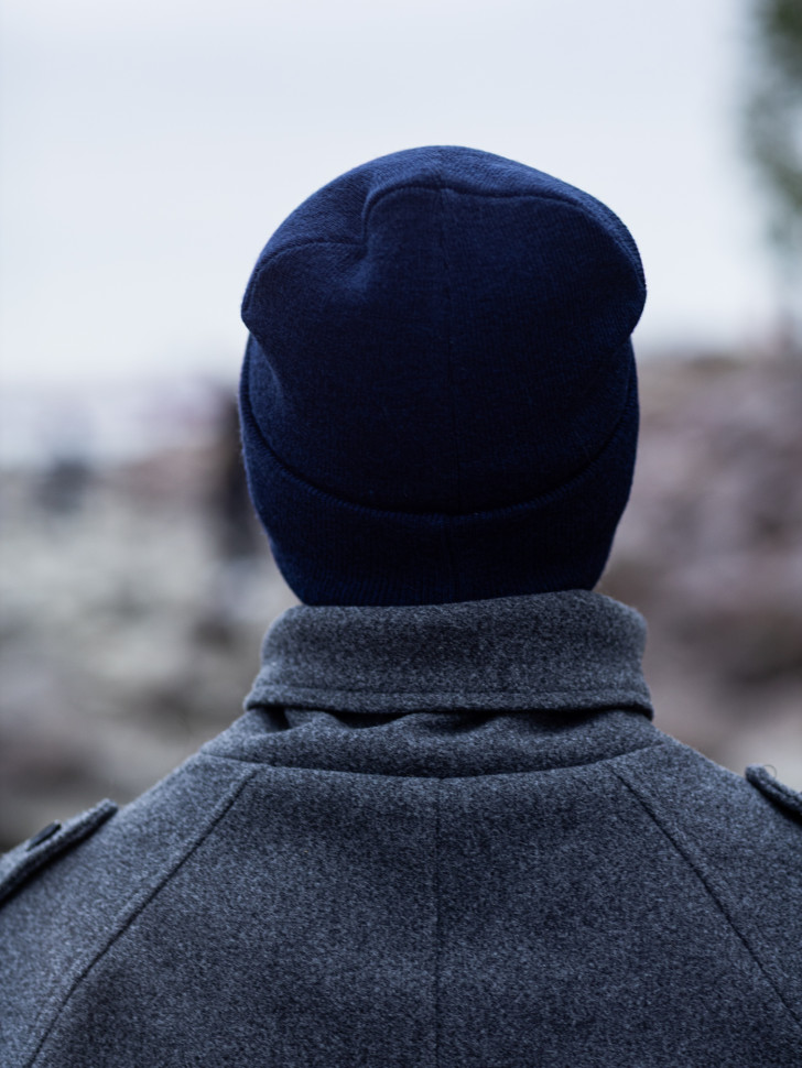 Шапка мужская 12236/3 MARHATTER тёмно-синий (57-59)