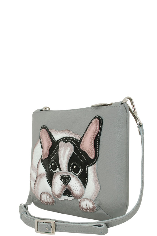 Сумка женская Protege, ДС-261-254 Бульдог №1 - бордо