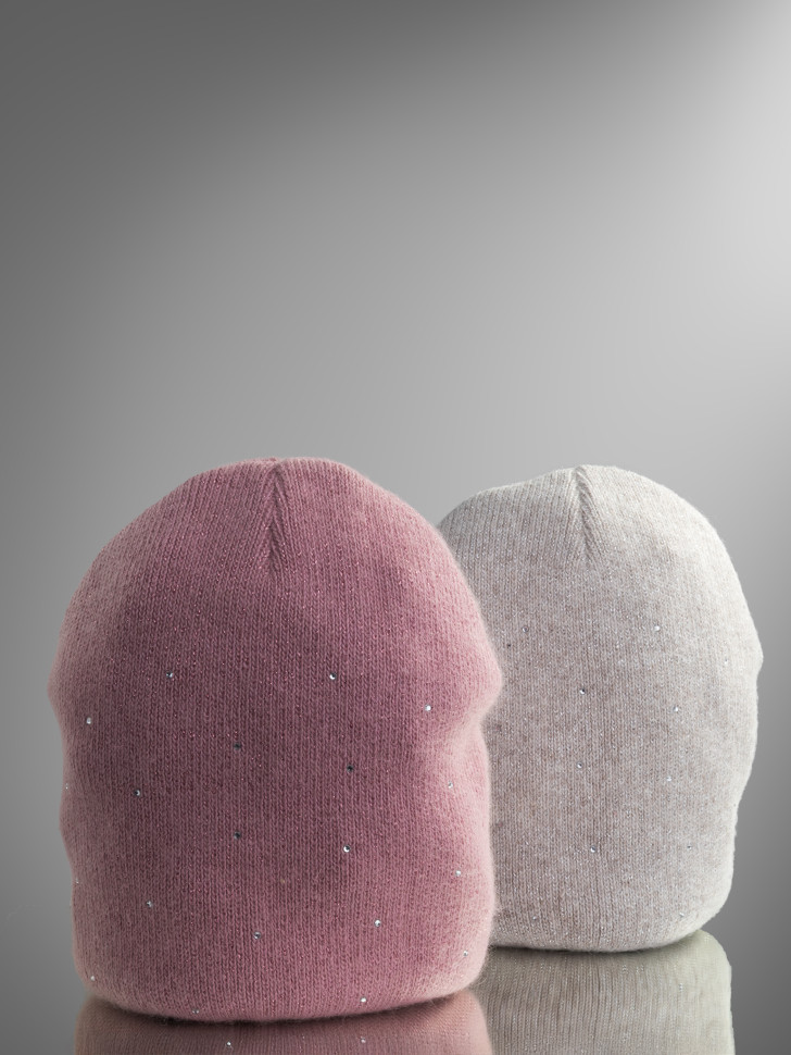 Шапка женская 12568 MARHATTER пепельная роза (56-58)