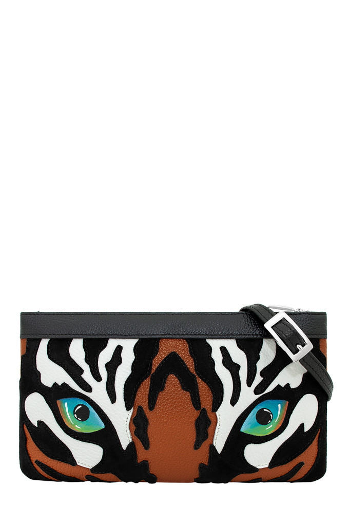 Сумка женская Protege, ДС-251-249 "Тигр №1" чёрная Сумка женская Protege, ДС-251-249 "Тигр №1" чёрная