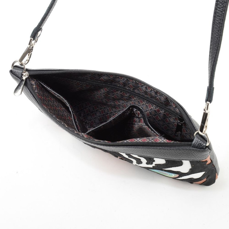 Сумка женская Protege, ДС-251-249 "Тигр №1" чёрная Сумка женская Protege, ДС-251-249 "Тигр №1" чёрная