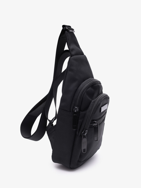 Рюкзак на одно плечо Baggins 6924 чёрный