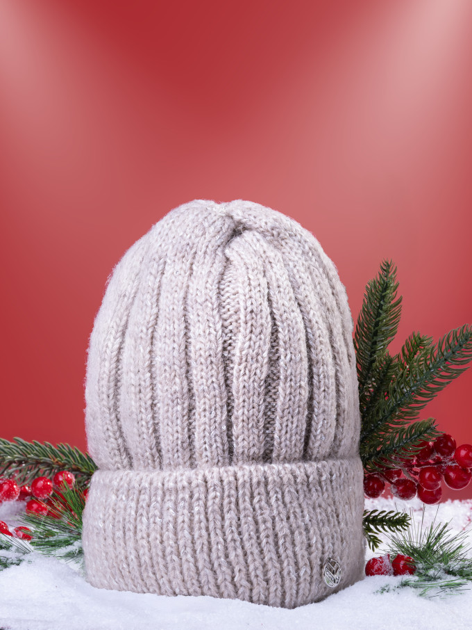 Шапка женская 12838/2 MARHATTER св.коричневая (56-58) Шапка женская 12838/2 MARHATTER св.коричневая (56-58)