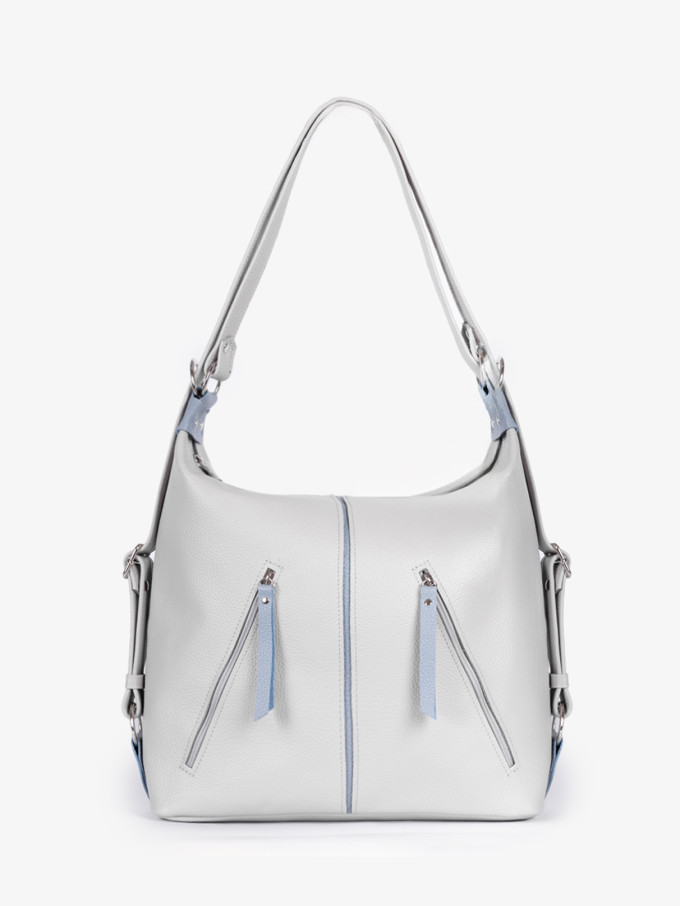 Сумка-рюкзак Sumkov Р-286/1 светло-серая