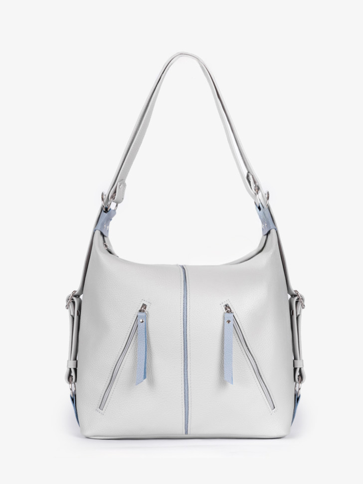 Сумка-рюкзак Sumkov Р-286/1 светло-серая