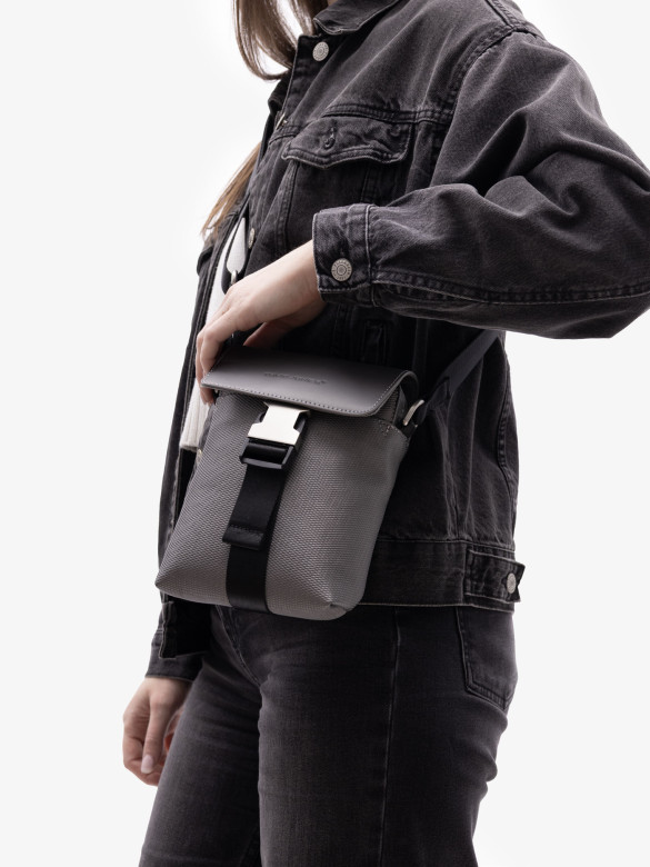 Сумка David Jones 7491 silvery grey