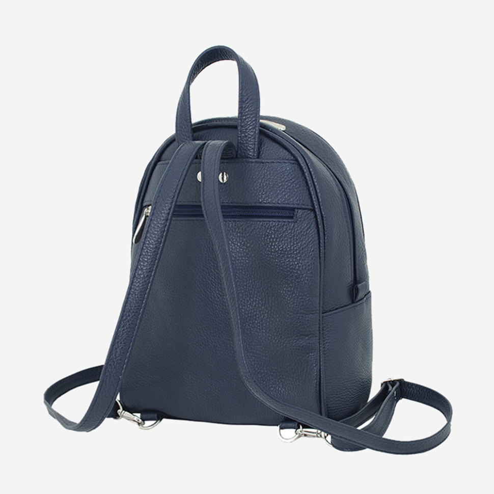 Кожаный рюкзак Protege, 348-181 "Техно" синий флотер