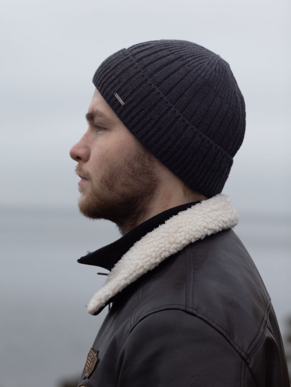 Шапка мужская 12072/2 MARHATTER серый (57-59)