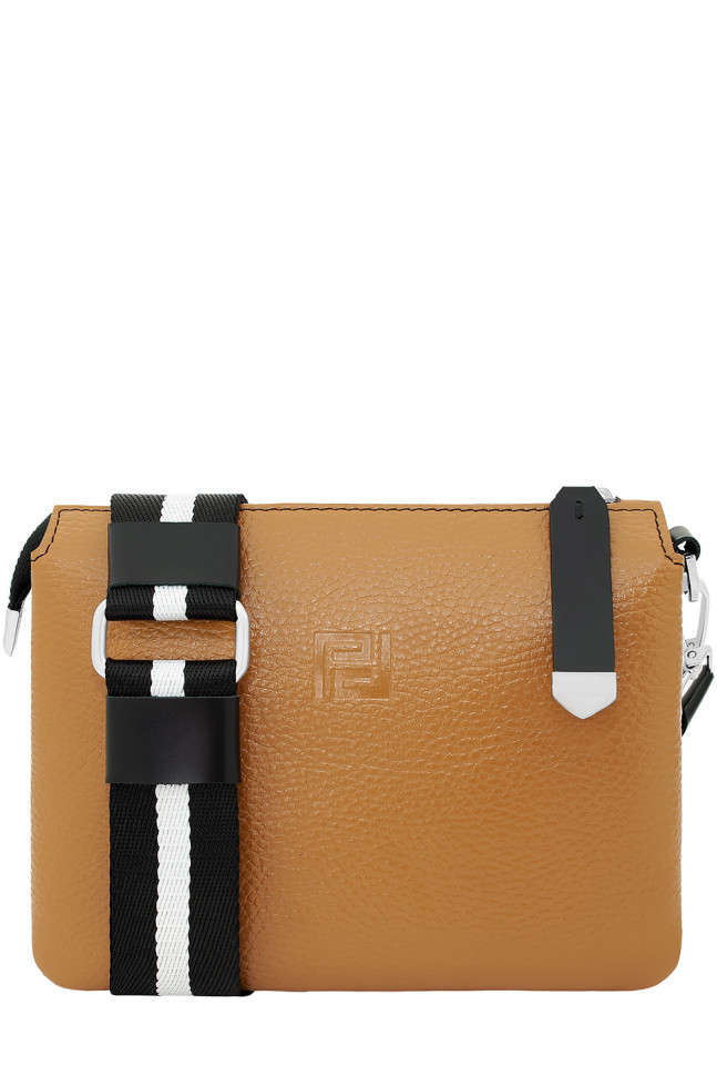 Сумка женская Protege, Ц-437.1 охра/чёрный флотер