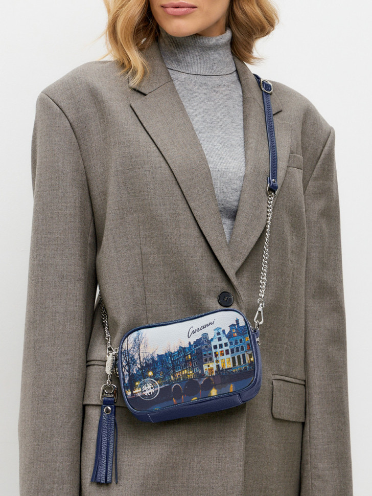 Сумка Curanni 2407 Амстердам синяя