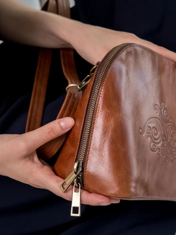 Сумка женская Natalia Kalinovskaya 88т 602 "Шейла" рыжая