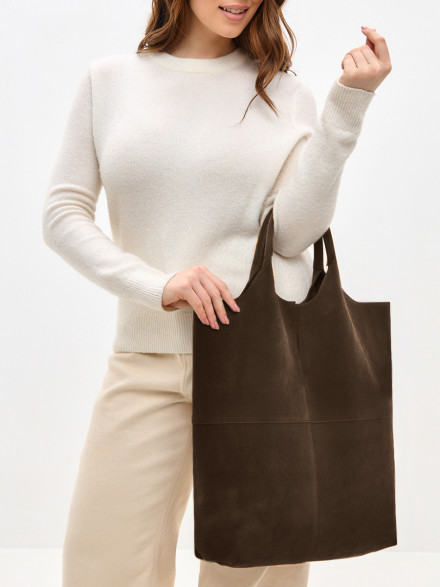 Сумка FIATO 2653С замша шоколад