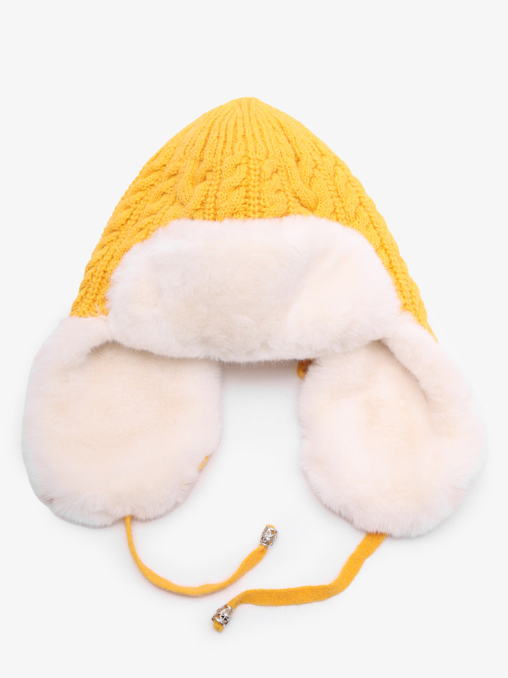 Ушанка Warm Goddess 2705 желтая