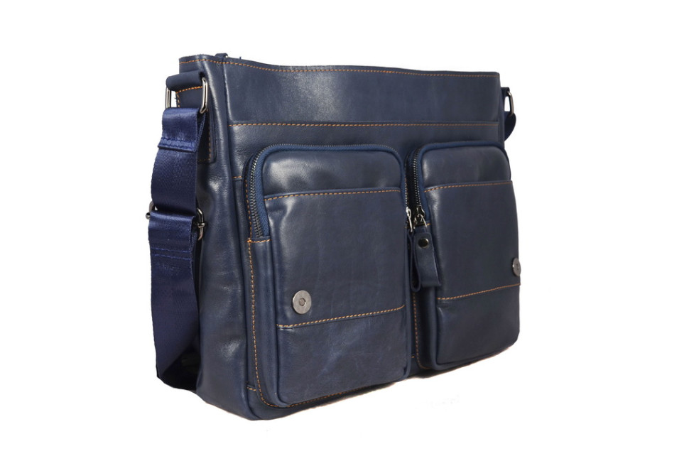 Сумка мужская XL Zolo 196-1138, blue jeans