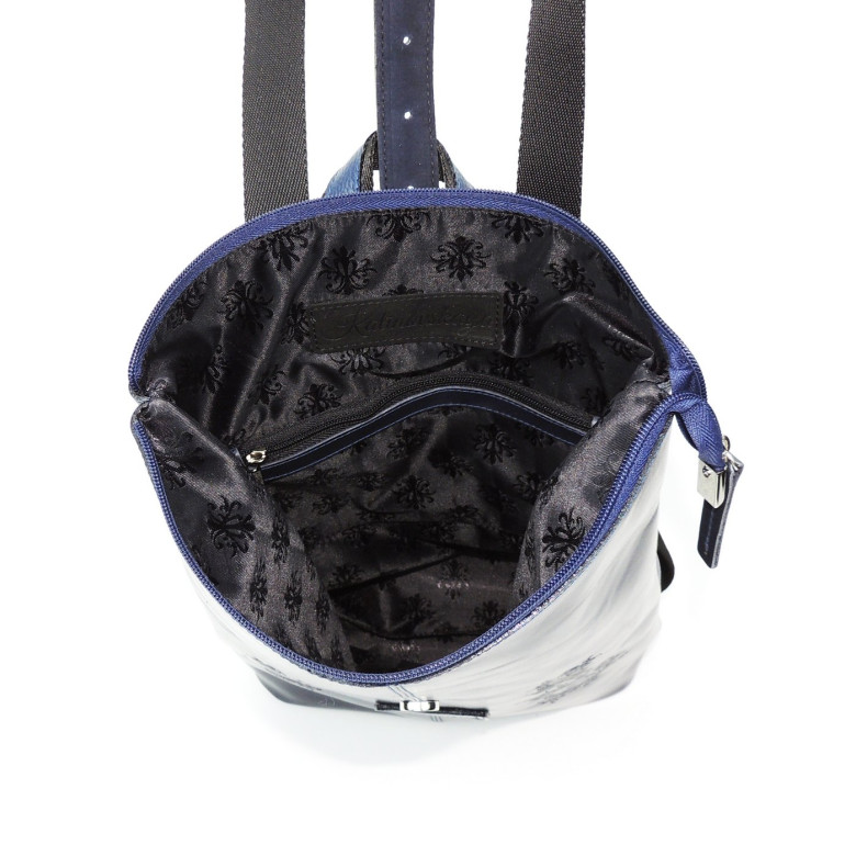 Сумка-рюкзак Natalia Kalinovskaya, "Карла" синяя