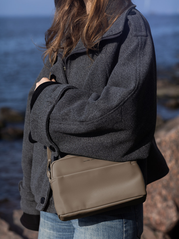 Сумка женская David Jones 7655 taupe