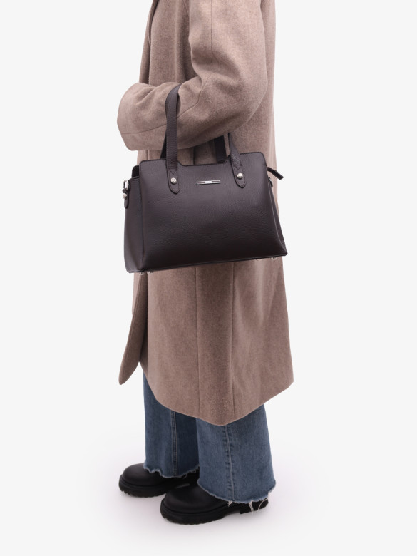 Сумка женская Karya 2390 тёмно-коричневая Сумка женская Karya 2390 тёмно-коричневая