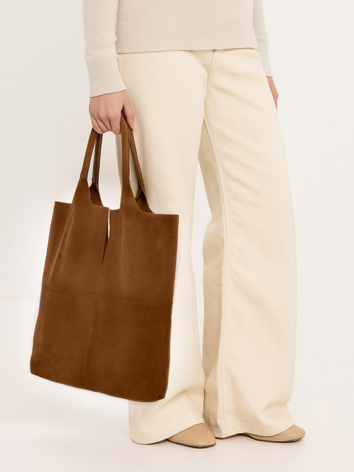 Сумка FIATO 2653С замша табако