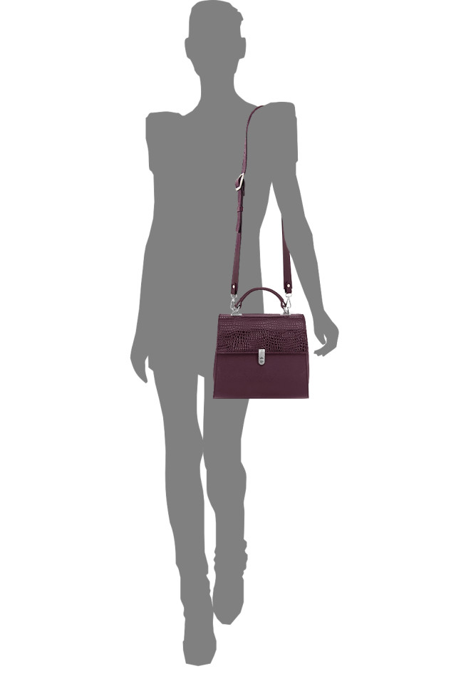 Сумка женская Protege Ц-510 капучино флотер+крокодил