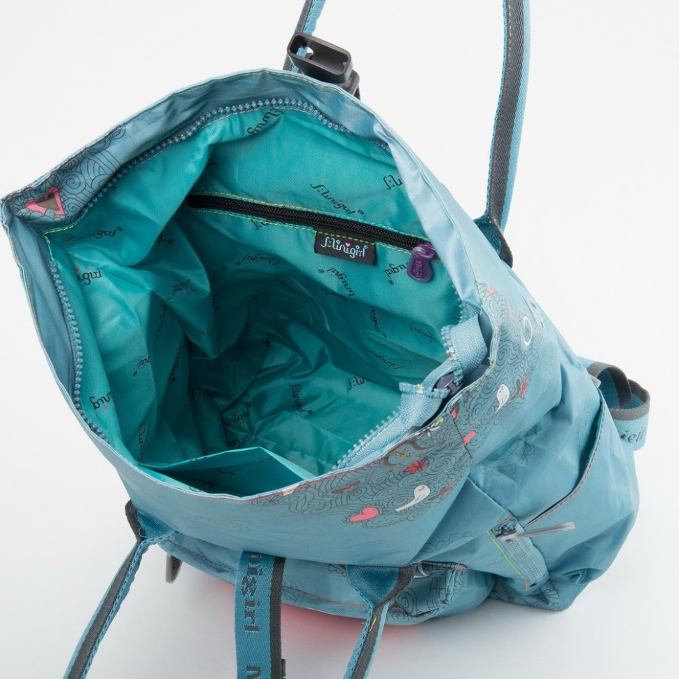 Сумка-рюкзак Minigirl 20175 коты коричневая