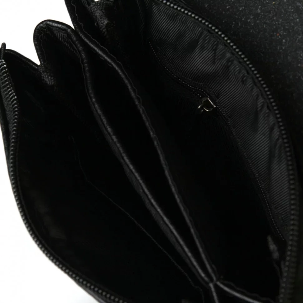 Мужская сумка-планшет из экокожи Cantlor Y03-1 чёрная