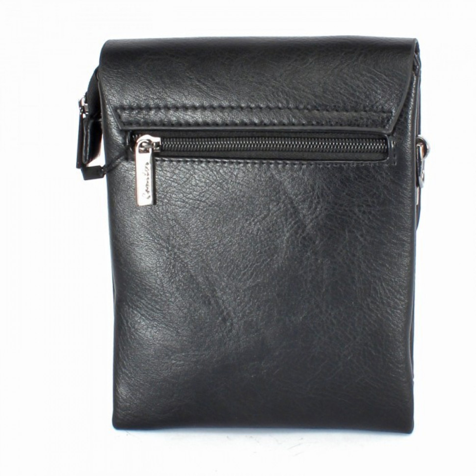 Мужская сумка-планшет из экокожи Cantlor Y03-1 чёрная