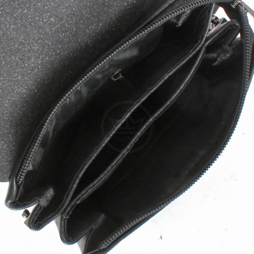 Мужская сумка-планшет из экокожи Cantlor Y03-1 чёрная