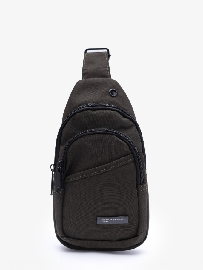 Рюкзак на одно плечо Baggins 3737 хаки