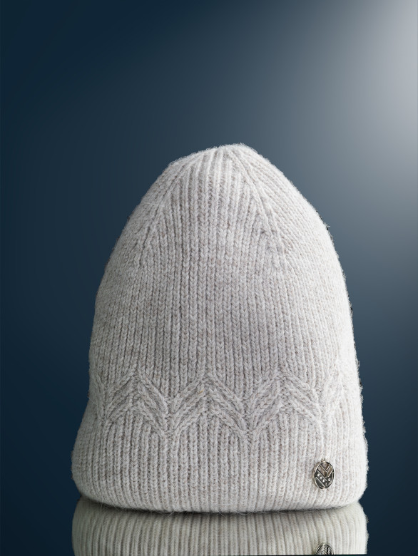 Шапка женская 12742/3 MARHATTER серо-бежевый (56-58) Шапка женская 12742/3 MARHATTER серо-бежевый (56-58)