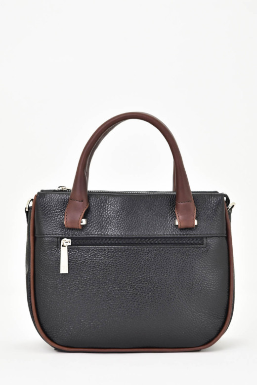 Сумка Protege Ц-558/2 черный флотер+коричневый пулл-ап Сумка Protege Ц-558/2 черный флотер+коричневый пулл-ап