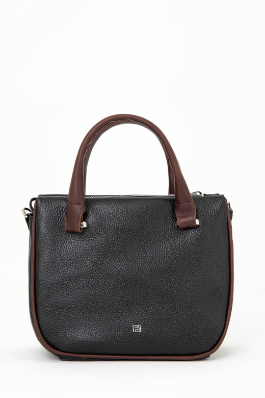 Сумка Protege Ц-558/2 черный флотер+коричневый пулл-ап Сумка Protege Ц-558/2 черный флотер+коричневый пулл-ап