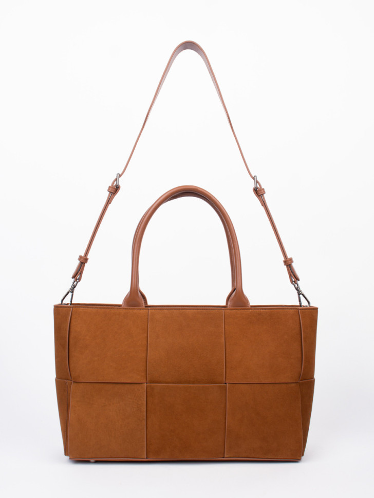 Сумка Curanni 9847 замша рыжая