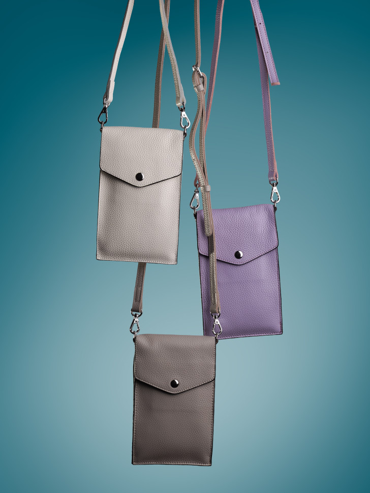 Сумка женская для телефона 5509 l.grey