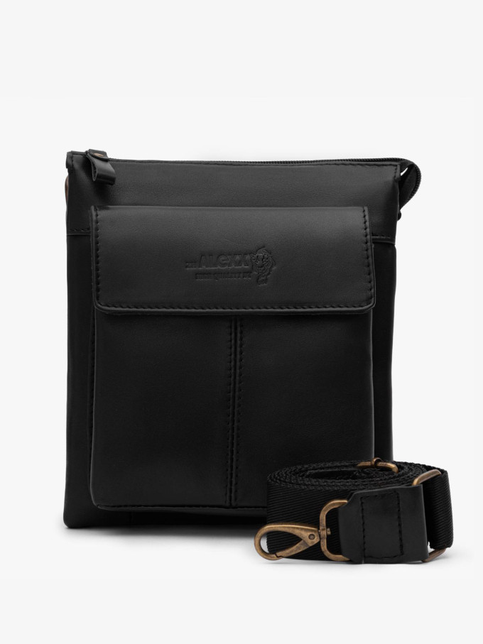 Сумка мужская zн ALEXX ALG0108 черная наппа