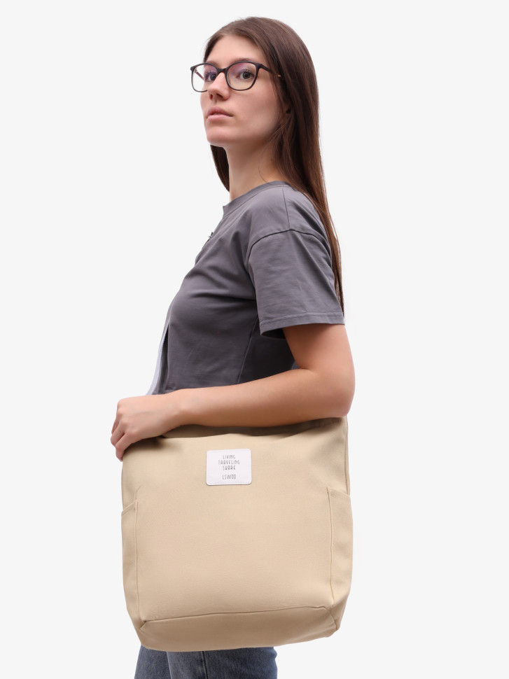 Сумка-шопер Living Traveling Share, Б 6005 бежевая