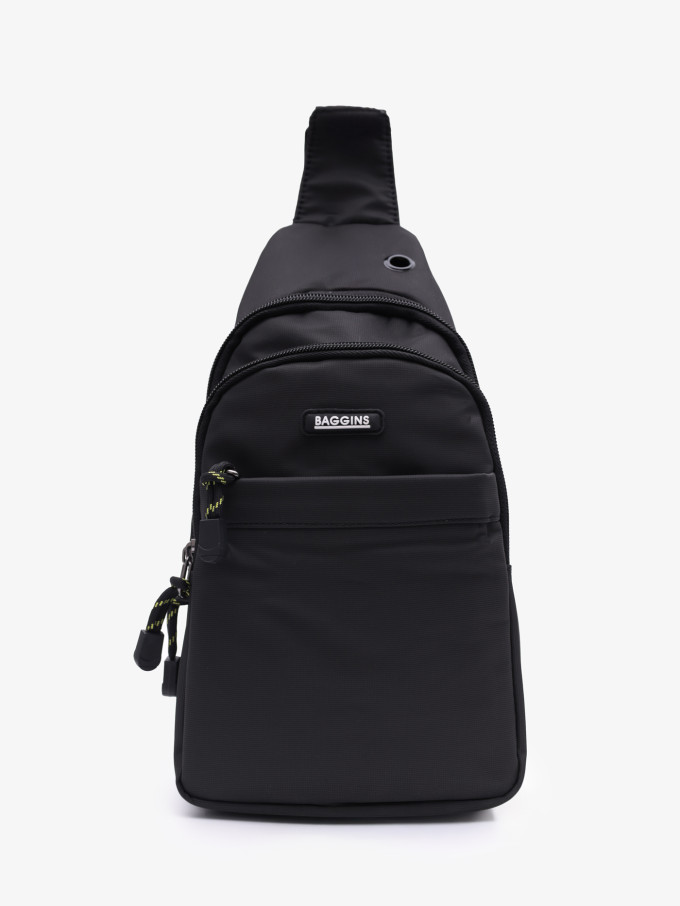 Рюкзак на одно плечо Baggins 3786 черный