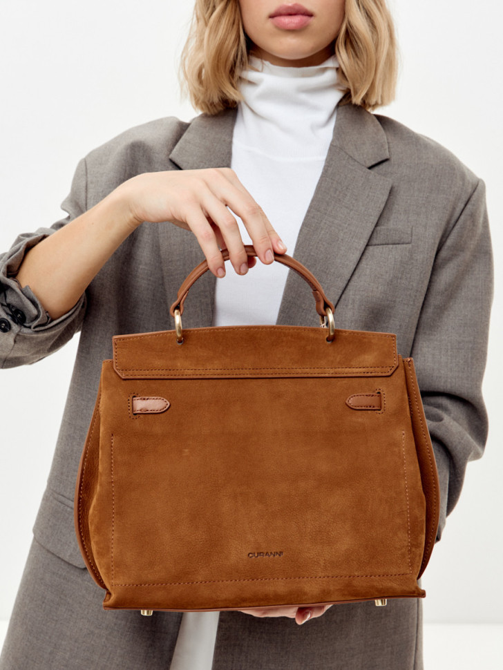 Сумка Curanni 9402 замша рыжая