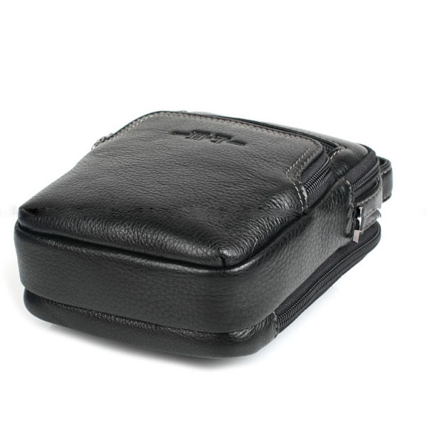 Мужская сумка через плечо Hight Touch 407-20 чёрная Мужская сумка через плечо Hight Touch 407-20 чёрная