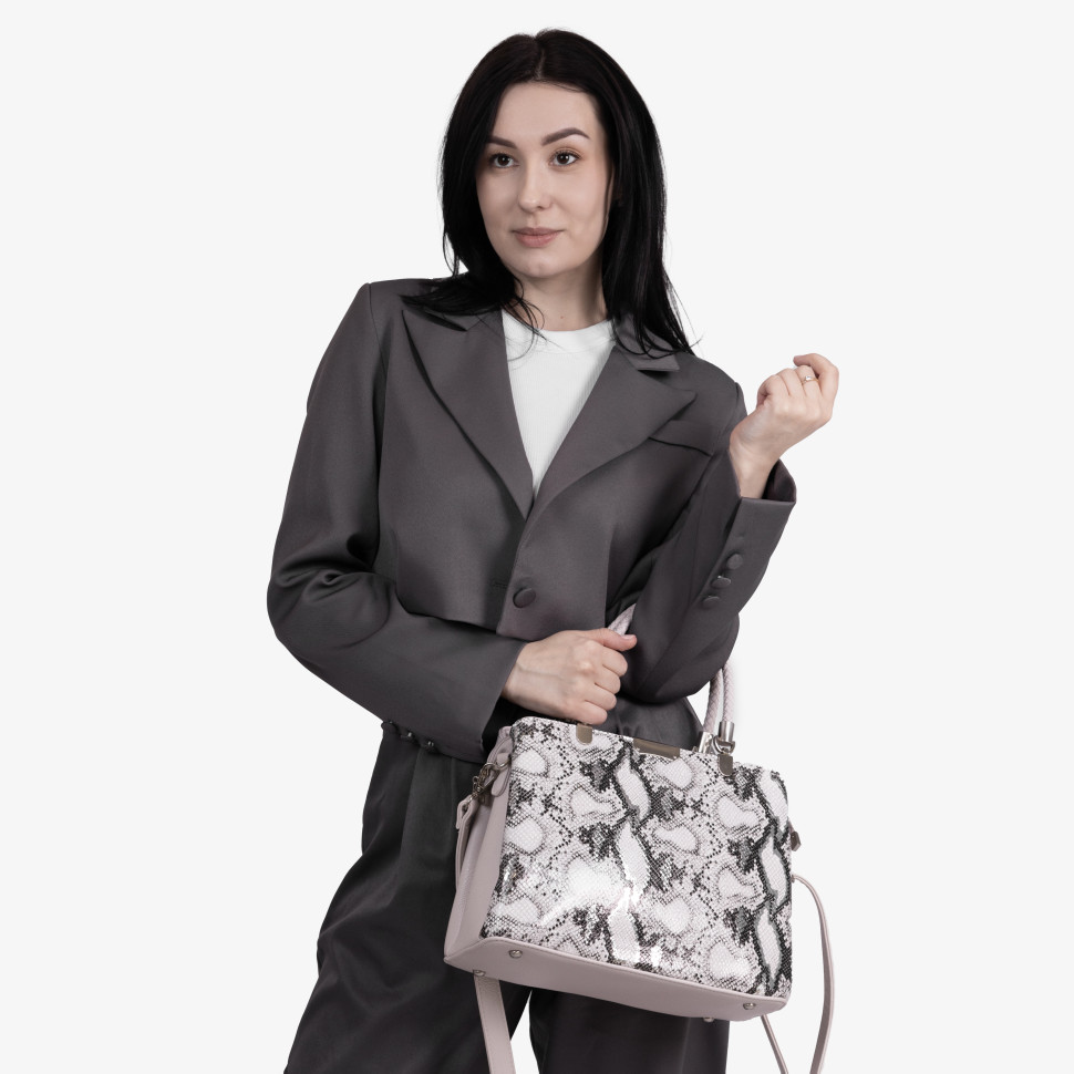 Сумка Gilda Tohetti, MDQ63683 светло-серая