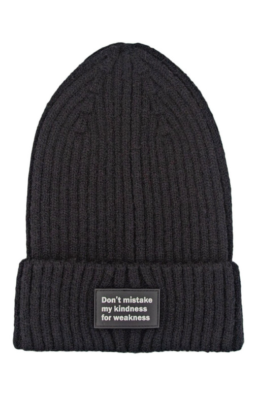 Мужская шапка 12106 MARHATTER черная